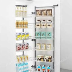 Tủ kho 4 tầng inox mờ nan dẹt Eurogold EP80445